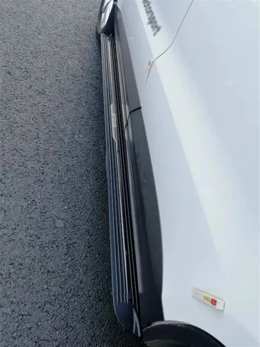 Vista 6 de Se adapta a los estribos Volvo XC40 XC 40 2018 2019 2020 2021, pedales laterales, barra protectora Nerf, plateado y negro