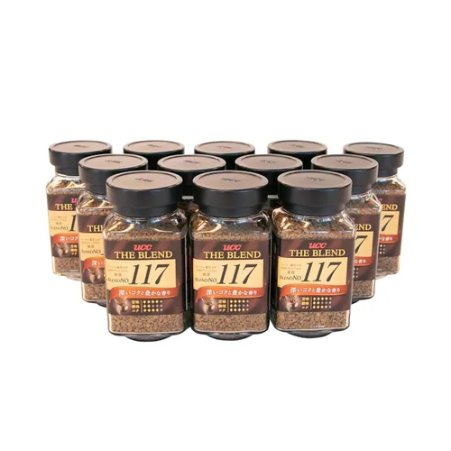 Vista 6 de UCC The Blend 114 Café instantáneo, café negro instantáneo, sabor suave, importado de Japón, 3.17 oz (90 g), paquete de 2