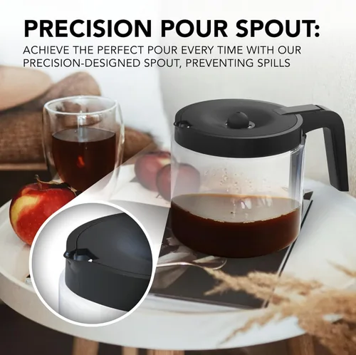 Vista 7 de Jarra de café de 12 tazas compatible con Keurig K-Duo Essentials, K Duo Hot & Iced – NO encajará en Keurig K-Duo Single Serve