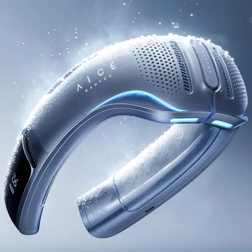 RANVOO AICE LITE Plus 2025 Max Flujo de Aire de Enfriamiento [No.1 Más Fresco y Duradero] Aire Acondicionado para el Cuello, Ventilador de Cuello