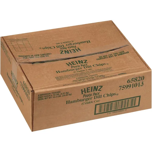 Vista 6 de Heinz Chips de pepinillo de eneldo arrugado (bolsas de 5.75 libras, paquete de 6)