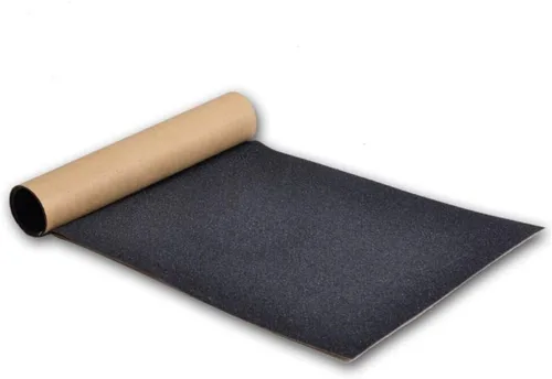 Hoja de cinta de agarre para patineta, 45.2 x 10.6 pulgadas, sin burbujas, impermeable, scooter, cinta de agarre para longboard, papel de lija de