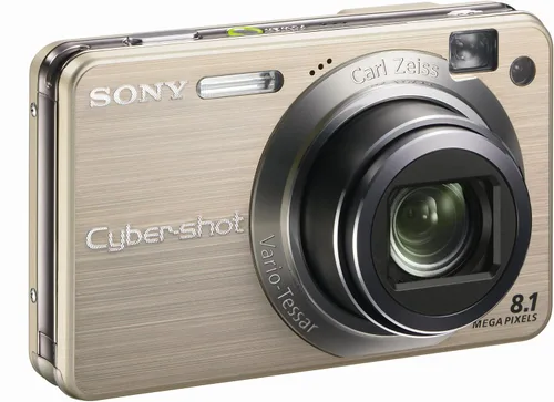 Vista 4 de Sony Cybershot DSCW150/G - Cámara digital de 8,1 MP con zoom óptico 5x con disparo súper constante (dorado)