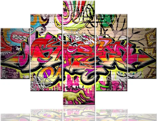 Vista 52 de Tumovo Music - 5 piezas pintura sobre lienzo