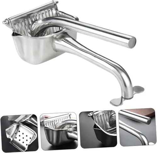 Vista 4 de SAFIGLE Stainless Steel Manual Fruit Juicer Squeezer for Citrus Lemons Limes and Oranges Ergonomic Handle Labor-saving Citrus Press for Household