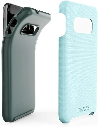 Vista 3 de Carcasa Crave Dual Guard para Samsung Galaxy S10e, Funda de protección a prueba de golpes de doble capa para Samsung Galaxy S10e - Aqua