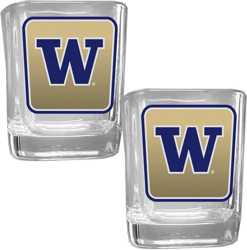 Vista 32 de Siskiyou Sports NCAA unisex Square Glass Shot Glass Set