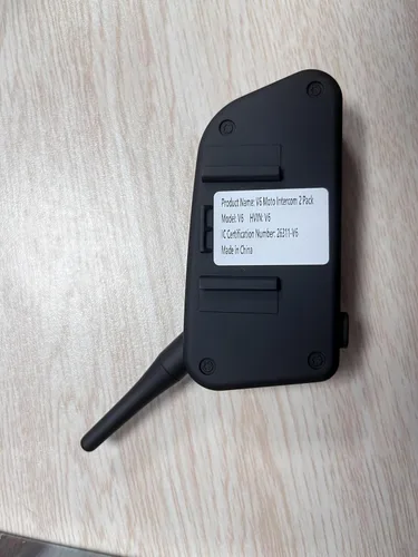 Vista 8 de EJEAS Casco de motocicleta Bluetooth V6 Pro, 2 vías 1200M sistema de comunicación de intercomunicación de motocicleta para esquí/ATV/Dirt