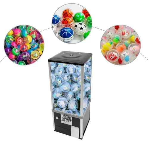 Vista 8 de Máquina expendedora de juguetes, dispensador de chicles, máquina expendedora de caramelos, máquina expendedora comercial, máquina de chicles