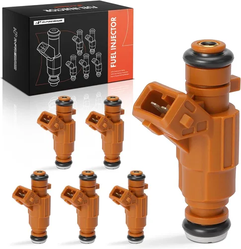A-Premium Inyectores de combustible compatibles con Mercedes-Benz W203 C240 2003, C208 CLK320 2003-2005, W210 E320 2003, W163 ML350 2003-2005, W221