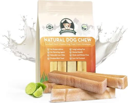 Vista 10 de KATHMANDU'S Auténticos masticables de queso de yak para perros del Himalaya, golosinas nutricionales naturales y ricas en proteínas, masticables