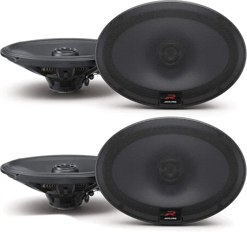 Vista 2 de Alpine Paquete R-S69: dos pares de altavoces coaxiales de 2 vías Alpine R-S69 de 6 x 9 pulgadas