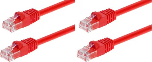 Vista 45 de Monoprice 100FT 24AWG Cat6 550MHz UTP Ethernet Cable de red de cobre desnudo - azul