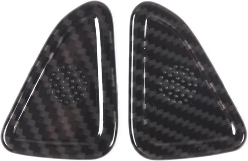 Vista 6 de Daeiclru Cubierta para altavoz de puerta lateral de automóvil compatible con Chevrolet Corvette C8 2020-2023, cubierta de anillo de sonido