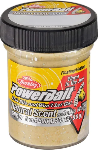 Vista 2 de Berkley PowerBait Natural Glitter Trout Fishing Dough Bait