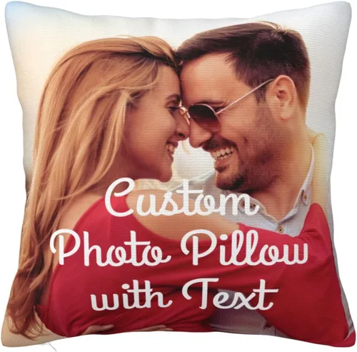 Funda de almohada personalizada con foto, fundas de almohada personalizadas con imagen, funda de cojín decorativa para sofá, cama, sala de estar,