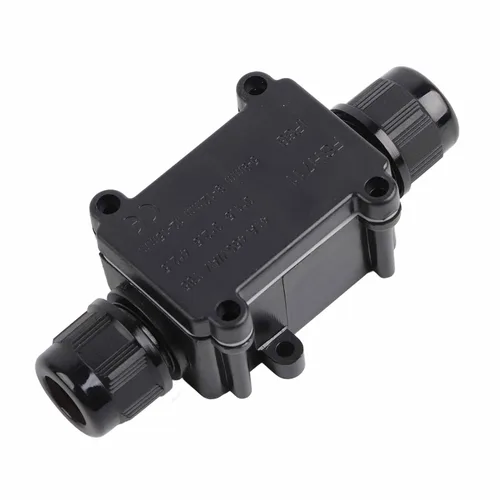 Línea de cable subterráneo, caja de conexiones IP68, conector de línea de cable subterráneo de 2 vías, tamaño de junta para exteriores