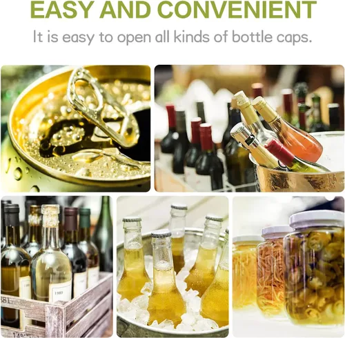 Vista 6 de 2 abrebotellas 5 en 1, abrebotellas de frasco, abrebotellas de cocina, múltiples herramientas, agarre giratorio de tapa, para personas mayores
