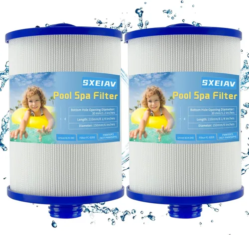 Filtros de spa de repuesto para Unicel 6CH-940, PWW50P3 Filtro de spa para tina de hidromasaje PWW50P3, para Filbur FC-0359, para vías fluviales