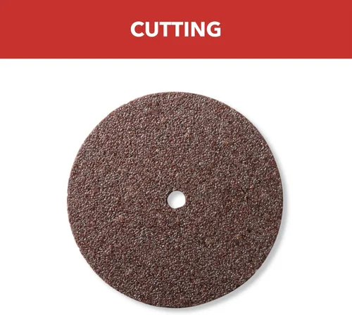 Vista 2 de Dremel Rueda de corte 409, 1516 "(23.8 mm) de diámetro, 0.025" (0.6 mm) de grosor del disco, accesorio de herramienta giratoria de corte (36 piezas)