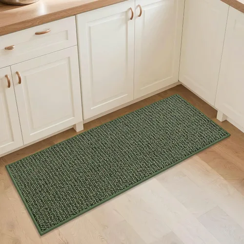Vista 39 de BEQHAUSE Alfombras de cocina de 20 x 32 pulgadas, antideslizantes, para piso, súper absorbentes y resistentes a las manchas, lavables a máquina