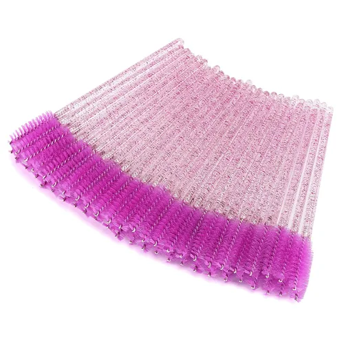 Vista 11 de Tbestmax - 50 unidades de varillas desechables para pestañas, varillas para peinar las cejas para extensiones de pestañas, varillas para pestañas