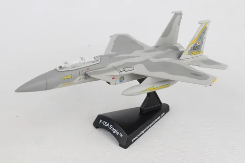 Vista 2 de Daron Sello Postal F-15 Eagle 5th Fighter Interceptor Sqn. Escala 1/150, gris, unisex, gris adulto