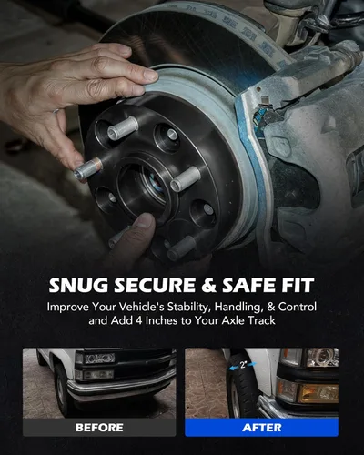 Vista 4 de Orion Motor Tech Espaciadores de rueda de 4 x 4, espaciadores de ruedas para carrito de golf compatibles con EZGO EZ GO Golf Cart Club Car ATV