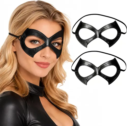 2 máscaras de mascarada para mujeres y hombres, accesorios de disfraz de cosplay de Halloween