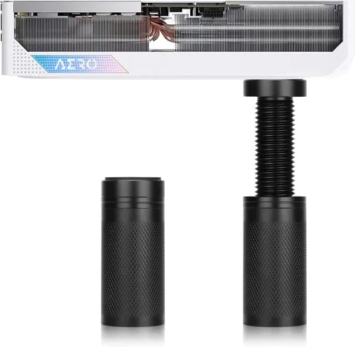 Vista 8 de Jeymei Soporte de GPU para tarjeta gráfica pequeña, soporte antihundimiento de GPU, soporte para tarjetas gráficas GPU, soporte para tarjetas