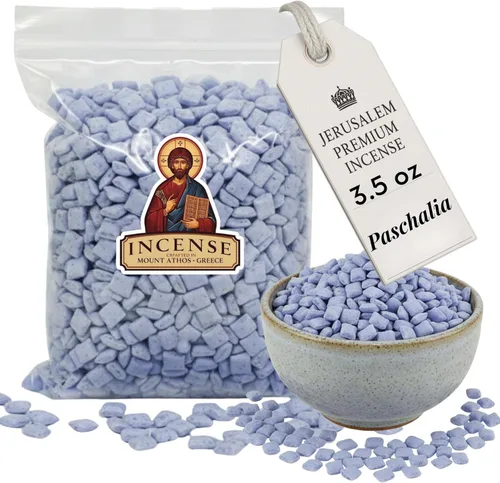 Vista 28 de Holy Land Market Jerusalem Incienso – para iglesia o uso personal, calidad premium del Monte Athos (negro, 1 oz)