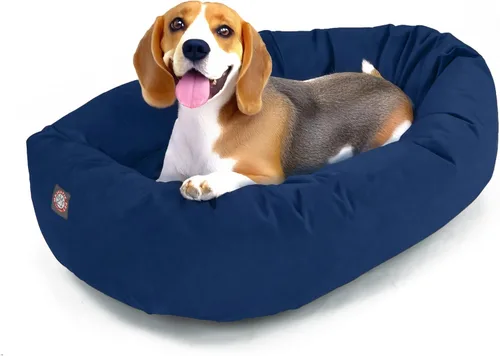 Vista 14 de Majestic Pet Cama para perros pequeños, de 24 pulgadas, mezcla de espuma viscoelástica triturada, de gamuza triturada, lavable, de 24 x 19 x 7