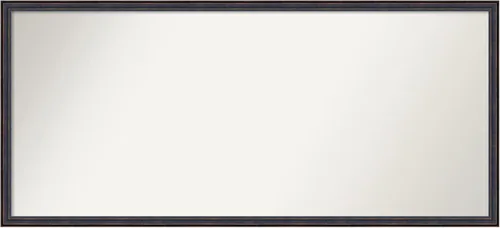 Vista 27 de Amanti Art Espejo de baño de bronce para sobre el fregadero, 25 x 26 pulgadas, espejo rectangular de bronce oscuro, marco de madera tradicional