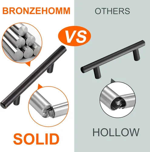 Vista 4 de JSLOVE - Manija de barra europea para armario