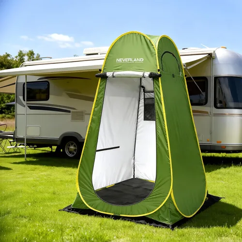 Vista 5 de Neverland Pop up Privacy Shower Tent - Portable Changing Shower Tent, Dressing Room, Bathroom, Outdoor Rain Shelter for Camping, Beach