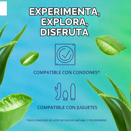 Vista 3 de K-Y Sensación natural con lubricante personal a base de agua de aloe vera, 2.5 onzas líquidas