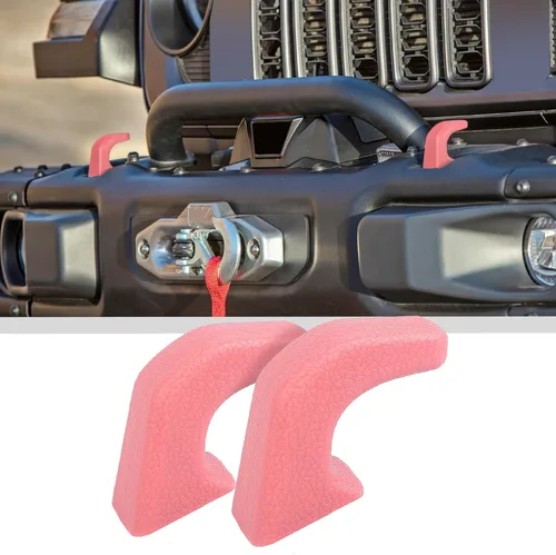 Vista 11 de JWWY Cubiertas de Gancho de Remolque para Parachoques Cubierta Protectora de Receptor de Enganche de Remolque Funda de Goma para Cabrestante