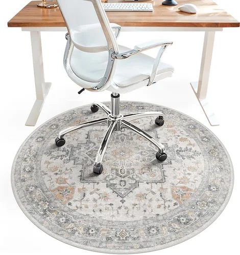 Vista 62 de Tapete para silla de oficina de 30 x 48 pulgadas para suelo de baldosas de madera dura, protector de alfombra debajo del escritorio para silla