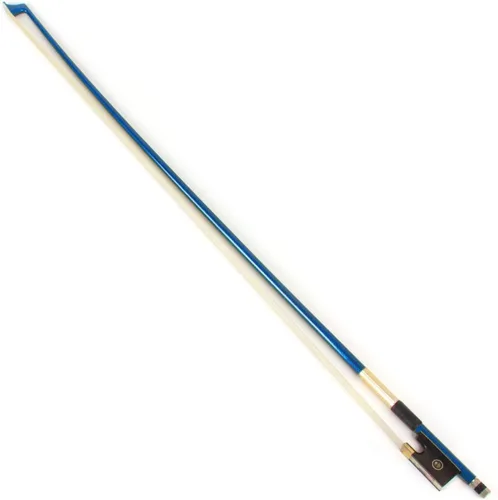 Kmise Arcos para violín de fibra de carbono: Arco de violín ligero 1/2, arco de violín antideformación, pelo de caballo ultraelástico, regalo para
