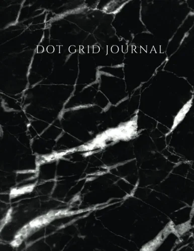 DOT GRID JOURNAL Dot grid notebook 0.2 inch, Rainbow Dotted Notebook size 8.5 x 11 For Bullet Journaling, Lettering, Sketching Notes.Marmo cover.