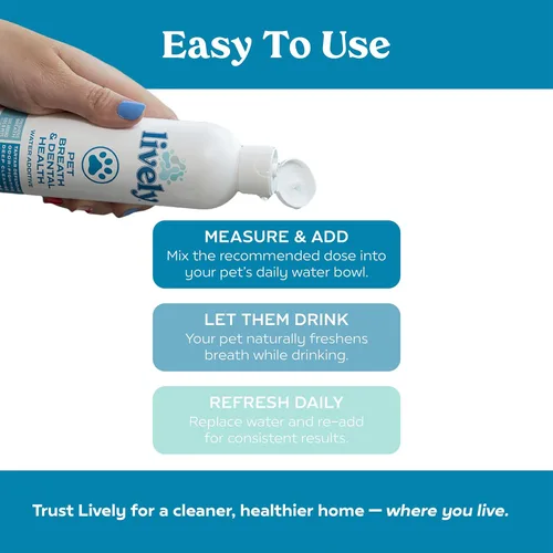 Vista 6 de Lively Aliento de mascotas y salud dental Aditivo de agua