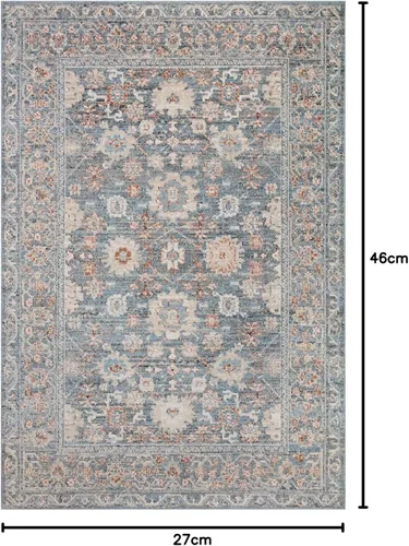 Vista 51 de Loloi Colección Odette ODT-06 - Alfombra de pasillo, 2 pies 7 pulgadas x 10 pies 0 pulgadas, cielo/multi