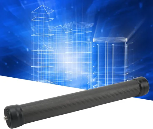 Vista 5 de Estabilizador de cámara de 9.8 in, poste de extensión de aleación de aluminio, fibra de carbono de 1.299 in de diámetro, 1 4 pulgadas para poste