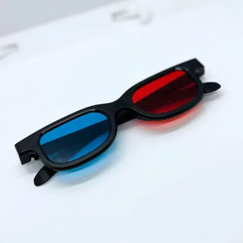 Vista 2 de Gafas de visión 3D rojo-azul para ver películas/juegos e imágenes en 3D en formatos rojo-azul, compatibles con monitores de computadora, televisores