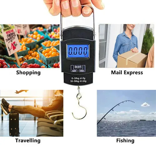 Vista 6 de Luggage Scale with Battery Automatic Reading, Many Ways of use, Accurate Numbers, The Perfect Multifunctional Scale, a Good Helper for Your Travel