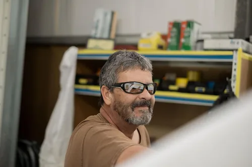 Vista 6 de Edge Reclus gafas de seguridad con clasificación ANSI - Marco negro/lentes antirreflectantes