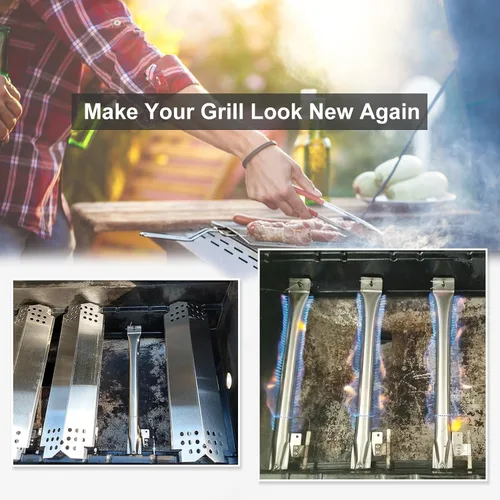 Vista 15 de Criditpid Grill Replacement Parts for Nexgrill 720-0925S, 720-0864, 720-0864M Models. Grill Heat Plates, Burner Tubes and Grill Ignitors for BBQ PRO