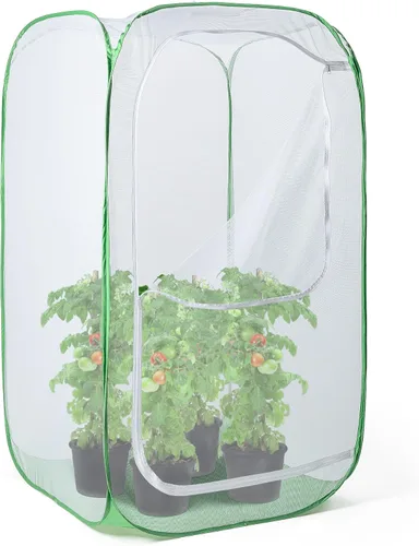 Vista 10 de 23.6" Cubierta de Malla para Plantas al Aire Libre, Cobertura de Plantas para Protección contra Plagas, Aves y Protección contra Insectos