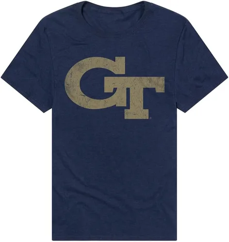 Vista 47 de Campus Lab Camiseta oficial de la NCAA Simple Distressed Collegiate Classic Spun - Camiseta unisex para hombres y mujeres