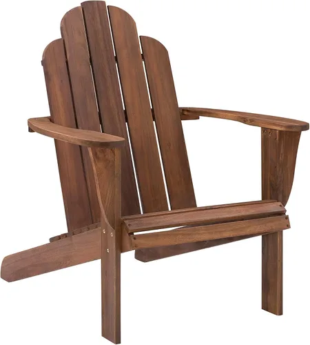 Linon Home Dcor Home Decor Silla de madera de teca, 30.4 pulgadas de ancho x 37.6 pulgadas de profundidad x 37.8 horas, mancha Acorn